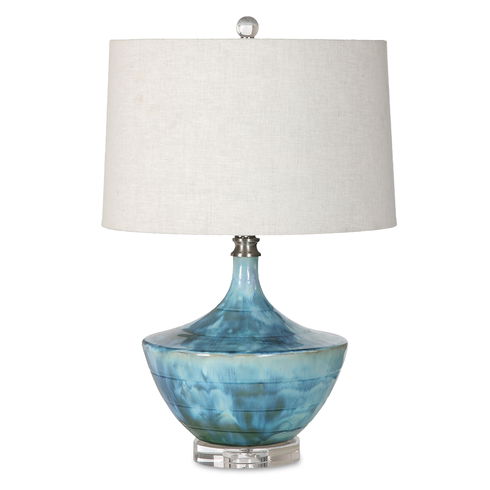 Chasida Blue Ceramic Lamp