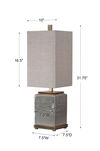 Covey Gray Glaze Buffet Lamp thumbnail 2