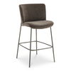 Early Bar Stool Dark Brown, Counter & Bar Stool by Moe's Home, 21.7" width x 41" height x 23.4" depth thumbnail 2