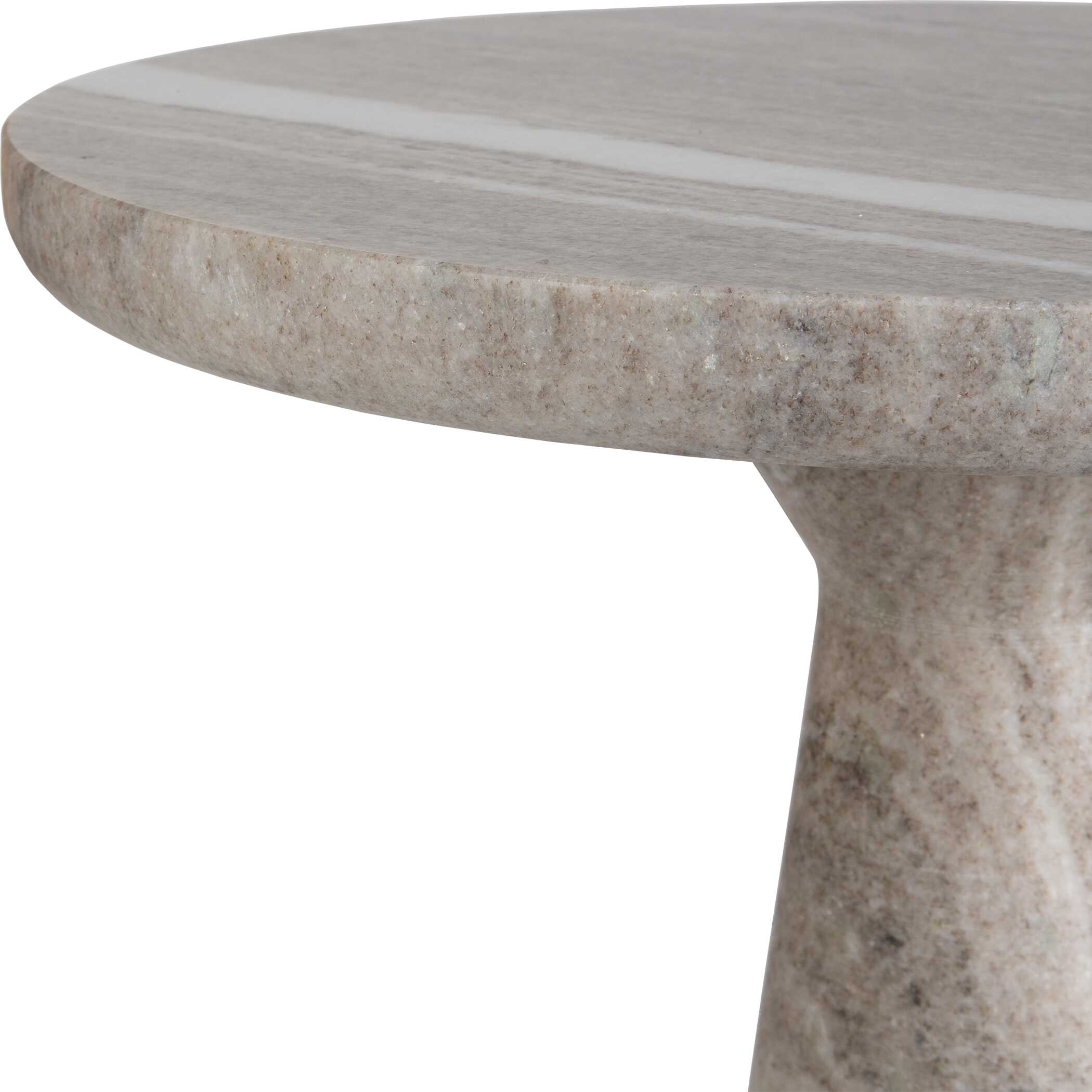 Stour Marble Accent Table, Furniture by Uttermost, 17" width x 22" height x 17" depth View 5