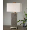 Canfield Coffee Bronze Table Lamp, by Uttermost, 17" width x 32.25" height x 10" depth thumbnail 2