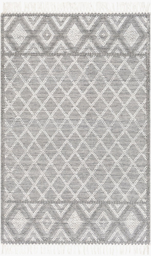 Fleur Handmade Rug, by Surya, 7'6" length x 5' width