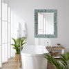 Makaria Coastal Blue Mirror, by Uttermost, 3'2" width x 4' height x 2" depth thumbnail 2