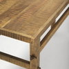 Rosie 54' Brown Wood Console Table, by Mercana, 54" length x 16" width x 30" height thumbnail 7