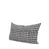 Jolie Cream with Black Print Linen Lumbar Decorative Pillow Cover thumbnail 0