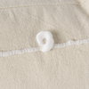 Erica 13x21 Cream With White Detail Decorative Pillow Cover, by Mercana, 13" length x 21" width x 0.2" height thumbnail 11