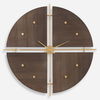 Walnut Elegance Wall Clock, by Uttermost, 42.12" width x 42.12" height x 2.62" depth thumbnail 1