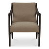 Yates Accent Chair Beige Faux Shearling, by Moe's Home, 25" width x 32.5" height x 30.5" depth thumbnail 1