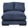 Plunge Slipper Chair Navy, Accent Chair by Moe's Home, 41.5" width x 33" height x 46" depth thumbnail 1