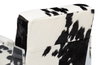 Holloway Armchair, Black & White, Seating by Sarreid, 24" length x 32" width x 31" height thumbnail 3