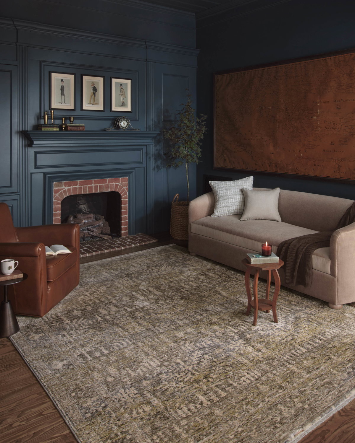 Magnolia Home by Joanna Gaines x Loloi Junie Rug, 5'3" length x 5'3" width View 2