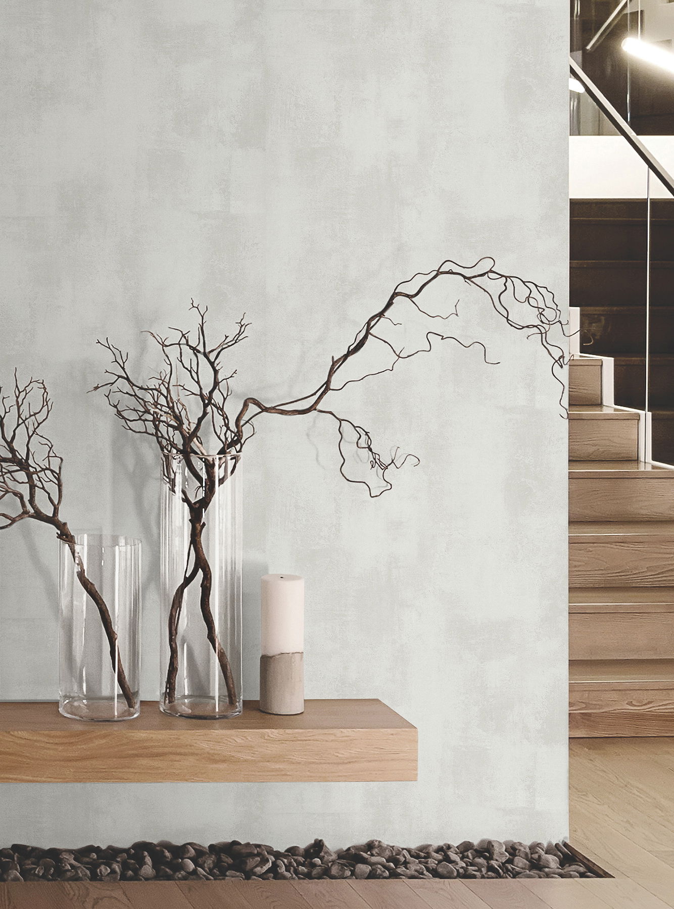 Italian Plaster Fog Wallpaper large image 