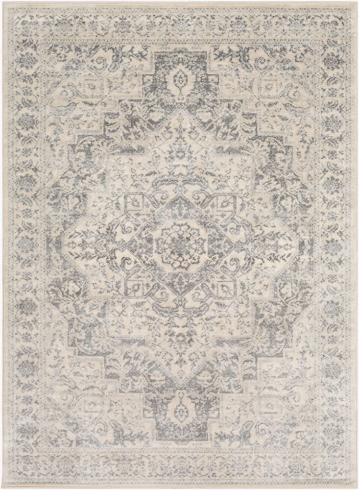 Monaco Machine Woven Rug, by Surya, 7'2.61" length x 5'2.99" width