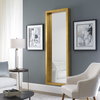 Edmonton Gold Leaner Mirror, Floor Mirror by Uttermost, 27.5" width x 75.5" height x 4.5" depth thumbnail 2