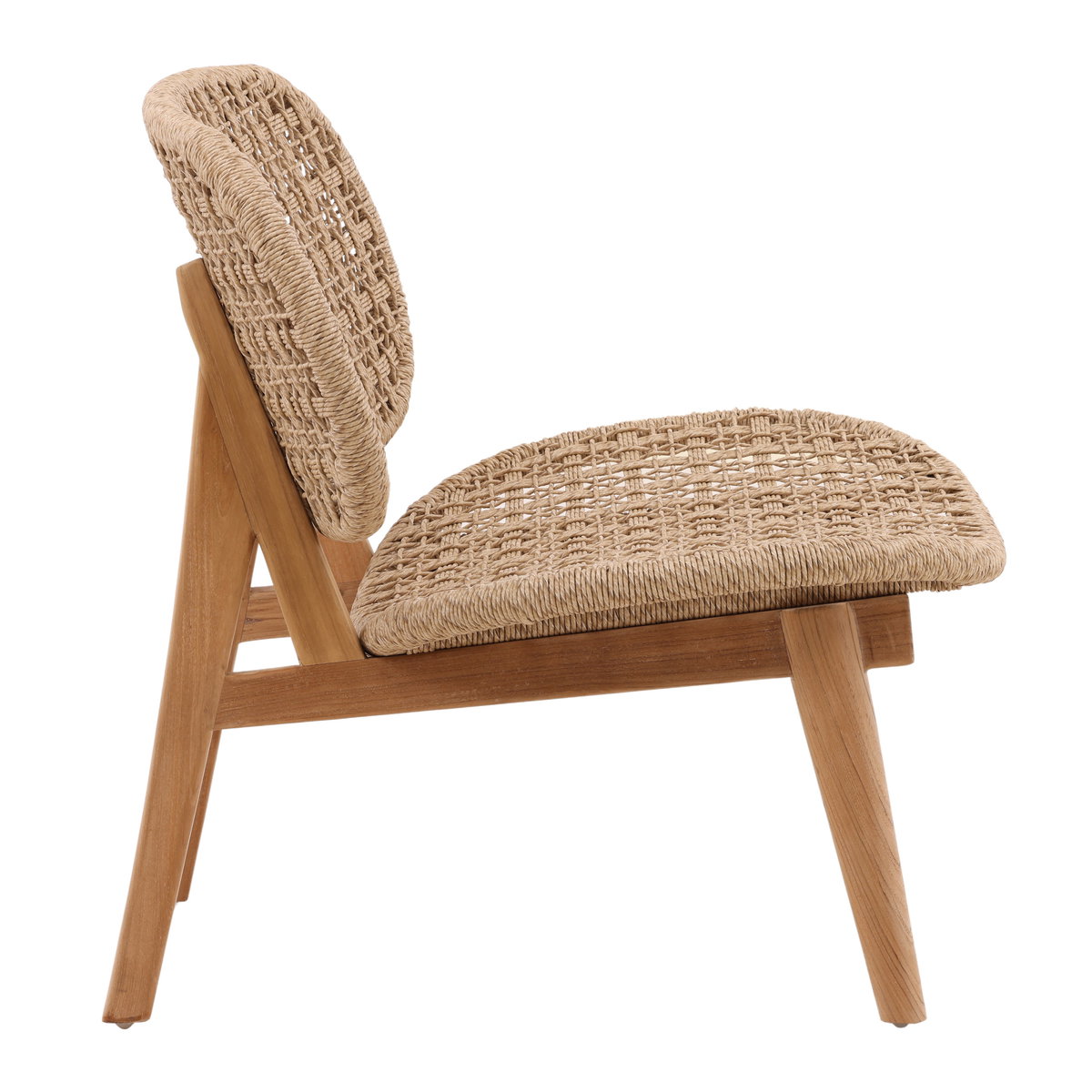 Hermosillo Outdoor Occasional Chair Natural, Accent Chair by Dovetail, 31" width x 30" height x 30" depth View 3