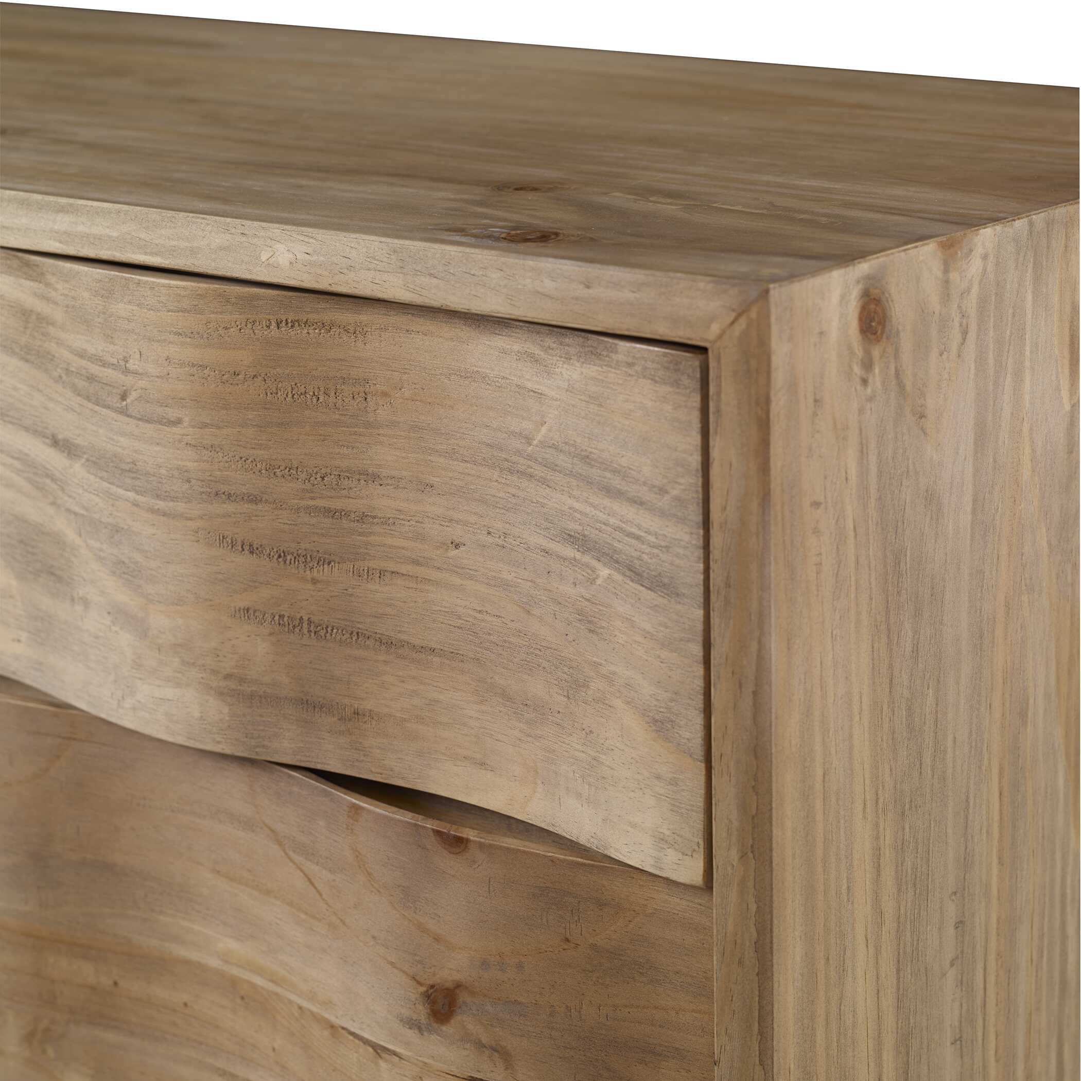 Crawford Light Oak Accent Chest, Furniture by Uttermost, 42" width x 34" height x 17" depth View 6