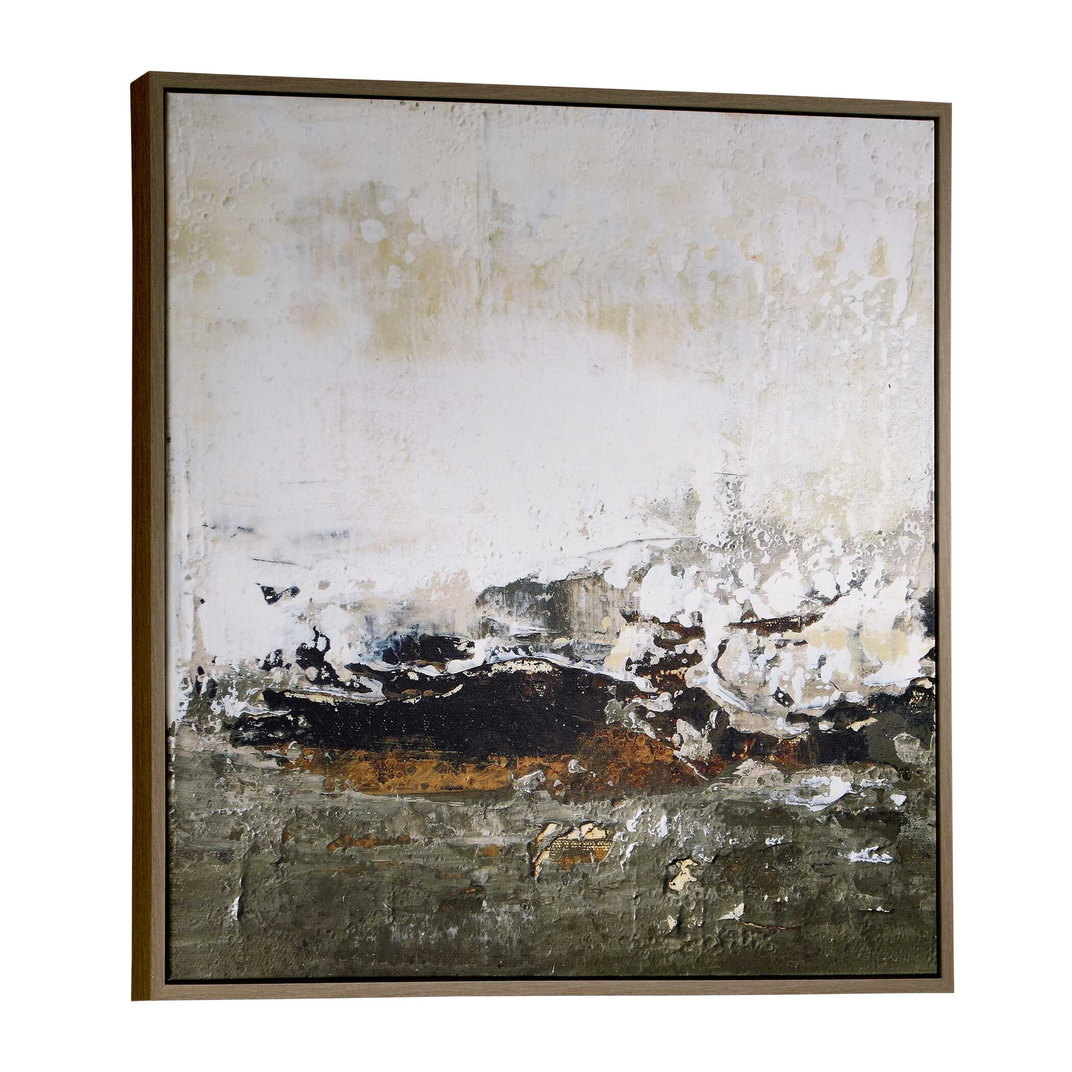 The Other Side Framed Abstract Art, Painting by Uttermost, 37.5" width x 37.5" height x 2" depth View 4