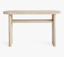 Online Designer Bedroom Cayman 48" Round Console Table, Biscotti