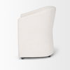 Sondra Oatmeal Performance Fabric Upholstered Club Dining Chair, by Mercana, 25.5" length x 23.75" width x 31.5" height thumbnail 8