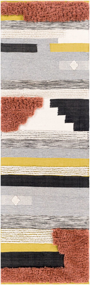 Yuva Handmade Rug, by Surya, 8' length x 2'6" width