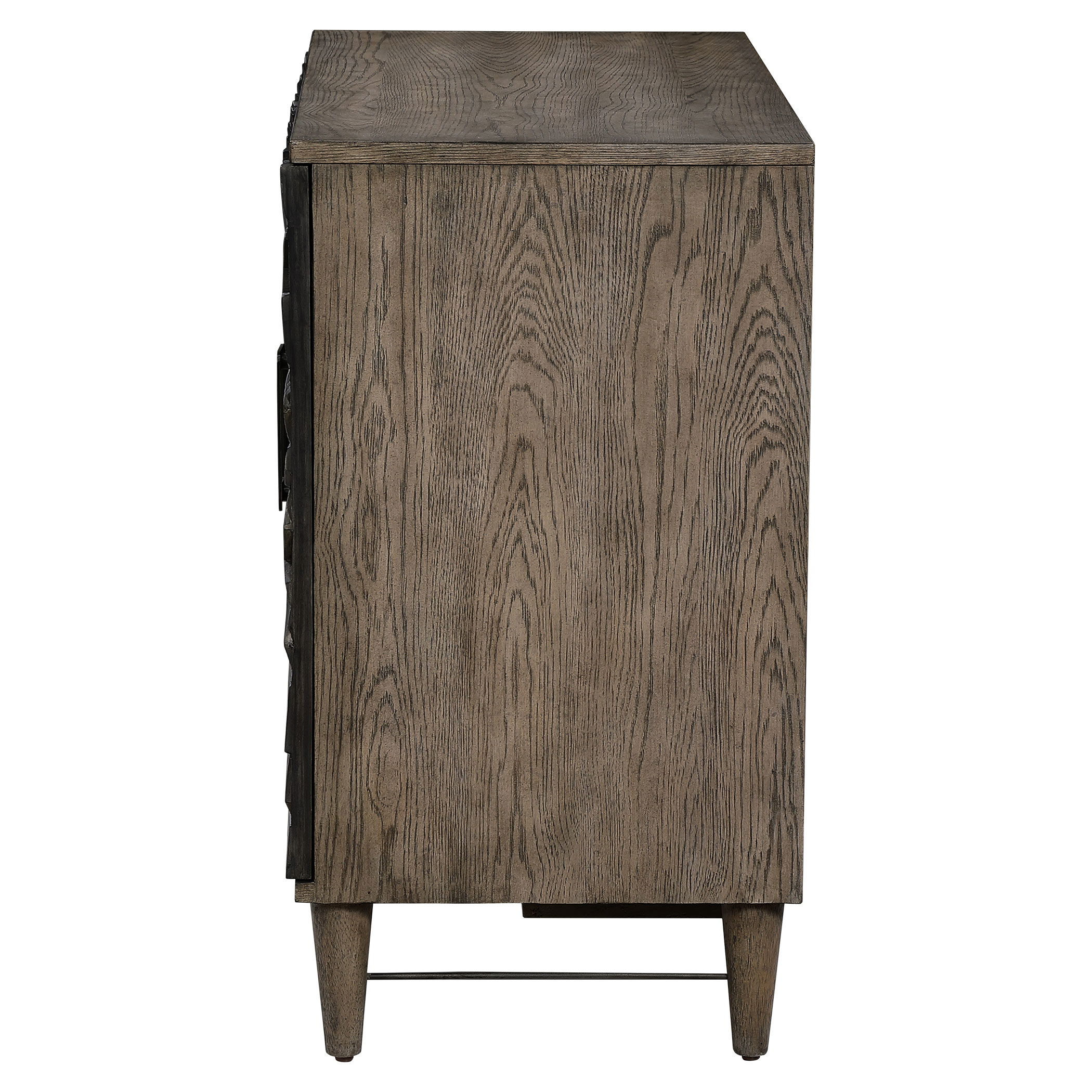 Shield Gray Oak 2 Door Cabinet large image 