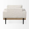 Colburne I Beige Fabric with Wood and Iron Frame Accent Chair thumbnail 5