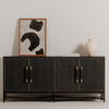 Mako Sideboard Black, Cabinets & Sideboard by Moe's Home, 76" width x 34" height x 18" depth thumbnail 8