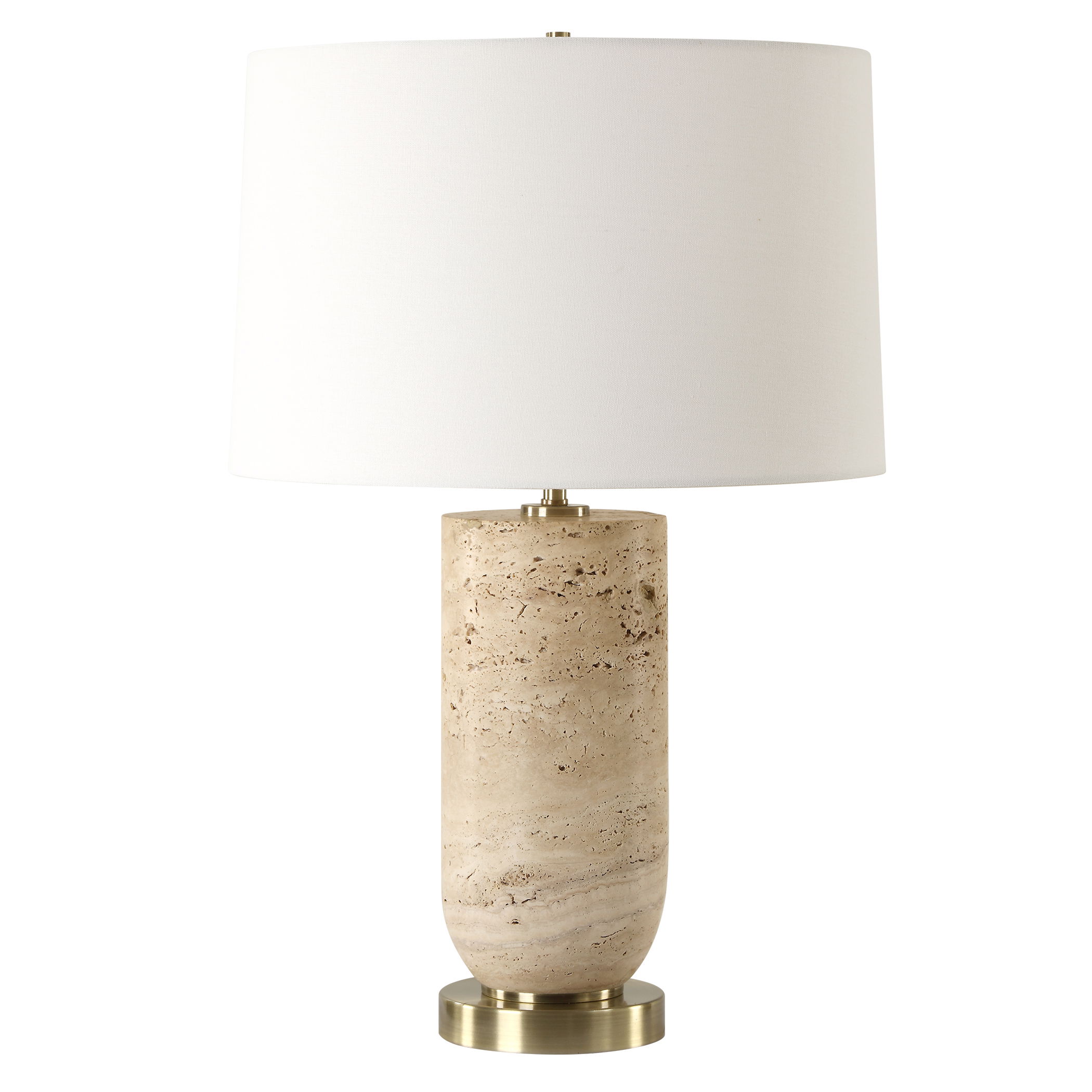 Aubrey Travertine Table Lamp large image 