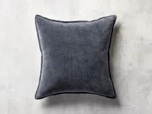 Online Designer Bedroom Stone Washed Velvet Square Pillow Cover