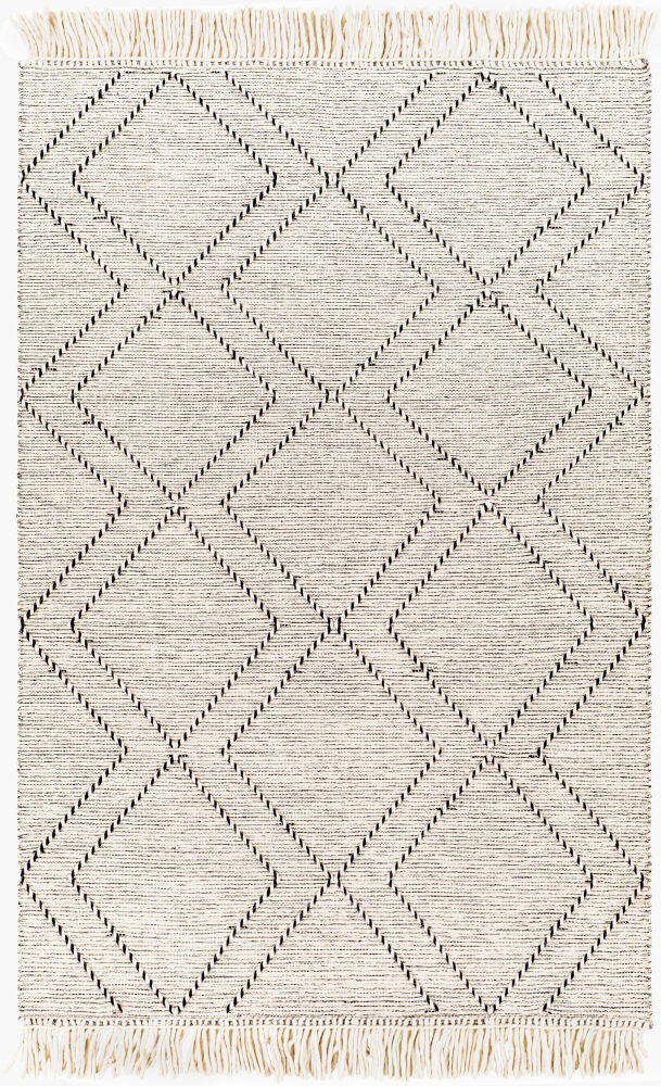 Uttar Handmade Rug, by Surya, 1'6" length x 1'6" width