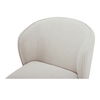 Larson Rolling Dining Chair Heather Grey thumbnail 4
