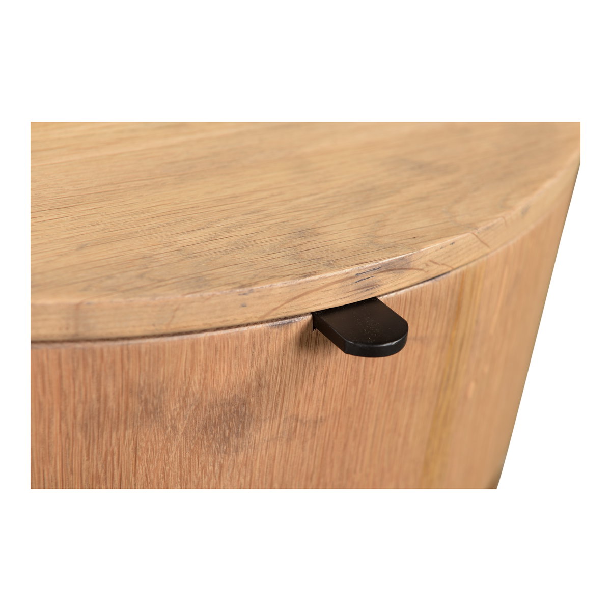 Theo One Drawer Nightstand Natural, by Moe's Home, 19" width x 19" height x 19" depth View 6