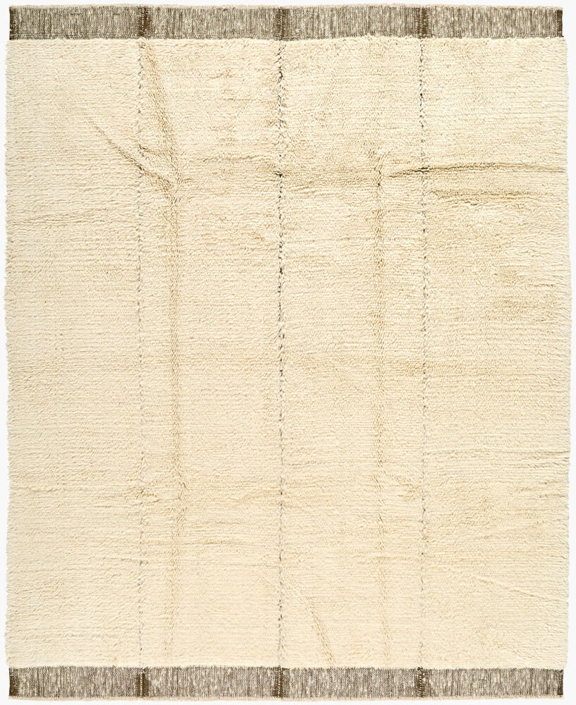 Antique One of a Kind Handmade Rug, by Surya, 9'11.68" length x 7'10.49" width