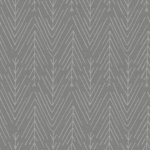 Twig Hygge Herringbone Charcoal Peel & Stick Wallpaper