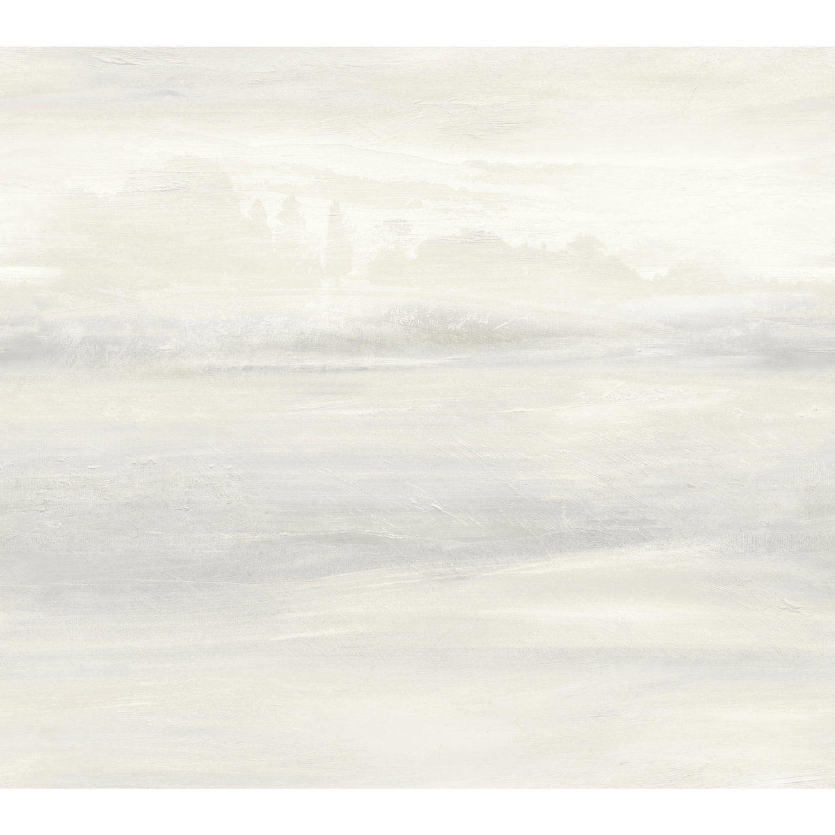 Soothing Mists Scenic White Wallpaper, by York Wall, 27' length x 2'3" width x 0.02" depth