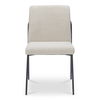 Danny Dining Chair Ivory Set Of Two, by Moe's Home, 18.7" width x 33.9" height x 23.6" depth thumbnail 4