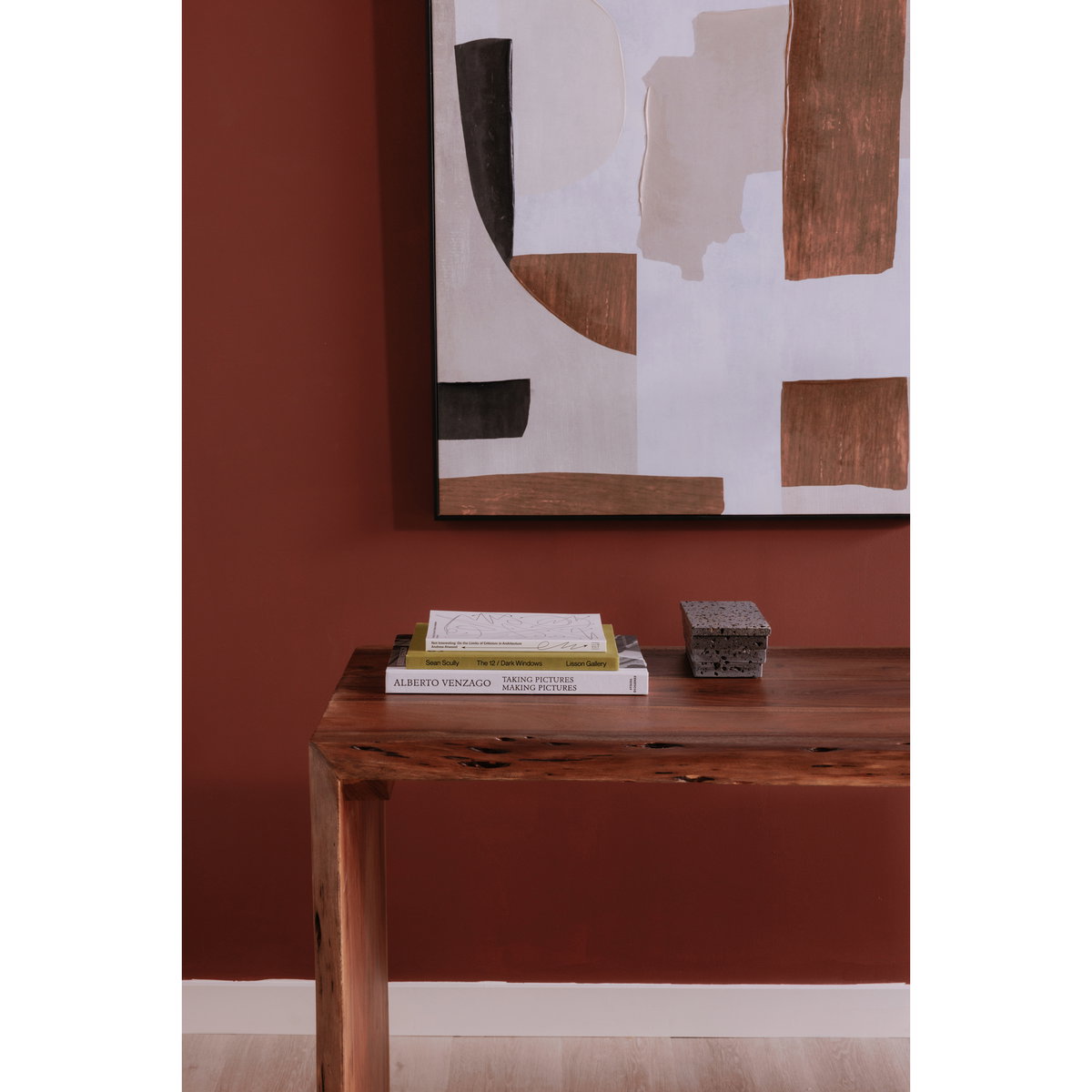 Tyrell Desk Natural Brown, by Moe's Home, 60" width x 30" height x 24" depth View 7