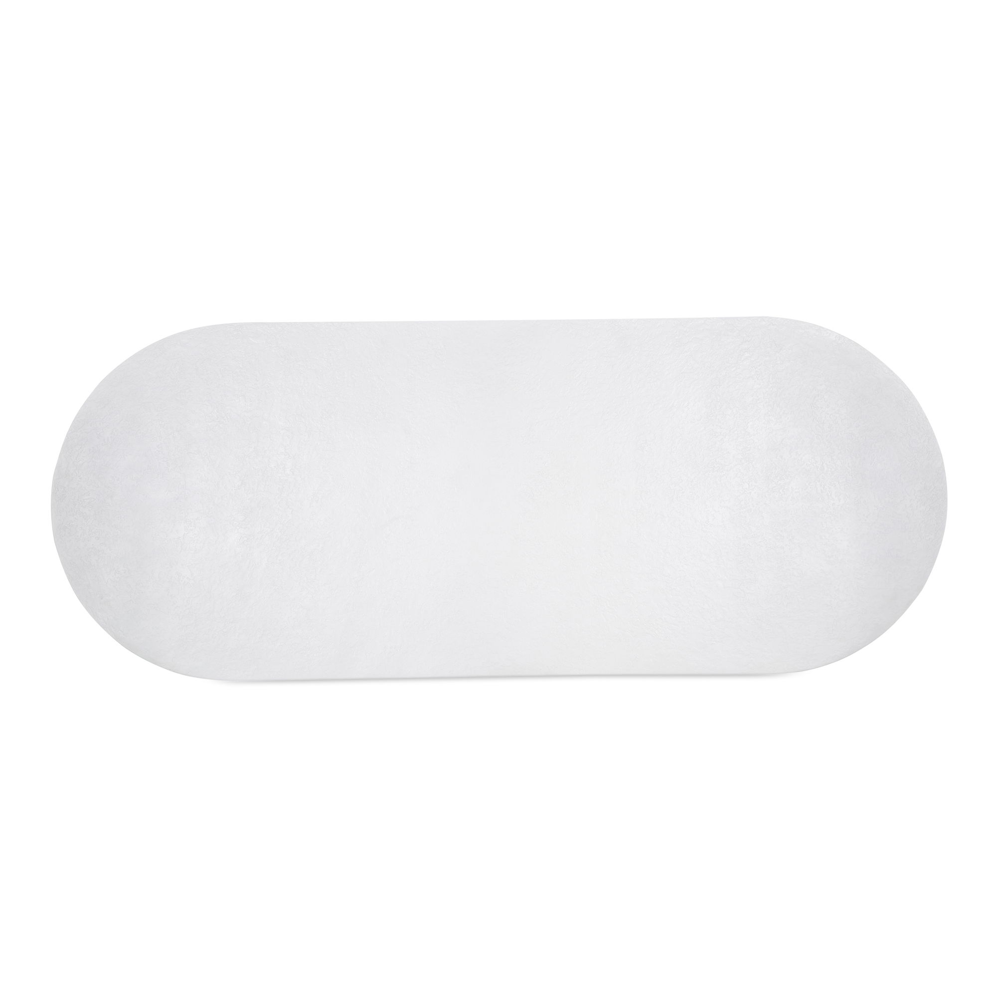 Eris Outdoor Dining Table White, Outdoor Table by Moe's Home, 7'2.5" width x 2'6" height x 2'11.5" depth View 4