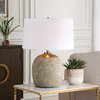 Raylan Textured Table Lamp, by Uttermost, 1'7" width x 2'1.5" height x 1'7" depth thumbnail 2