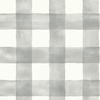 Checkmate Watercolor Plaid Grey Peel & Stick Wallpaper thumbnail 0