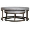 Aiyara Gray Nesting Tables Set/2, Side & End Table by Uttermost, 42.5" width x 18" height x 42.5" depth thumbnail 6