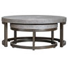 Aiyara Gray Nesting Tables Set/2, Side & End Table by Uttermost, 42.5" width x 18" height x 42.5" depth thumbnail 6