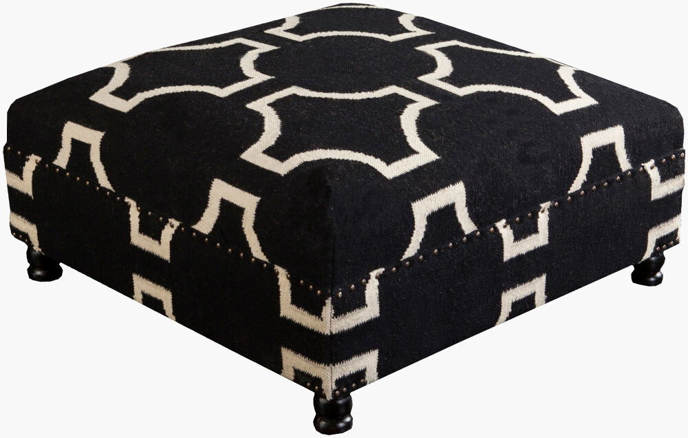 Fallon Ottoman, by Surya, 32" width x 16" height