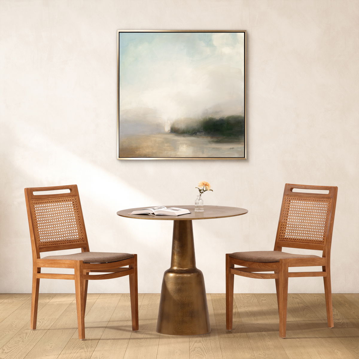Golbez Bistro Table, Dining Table by Dovetail, 32" width x 30" height x 32" diameter x 32" depth View 5