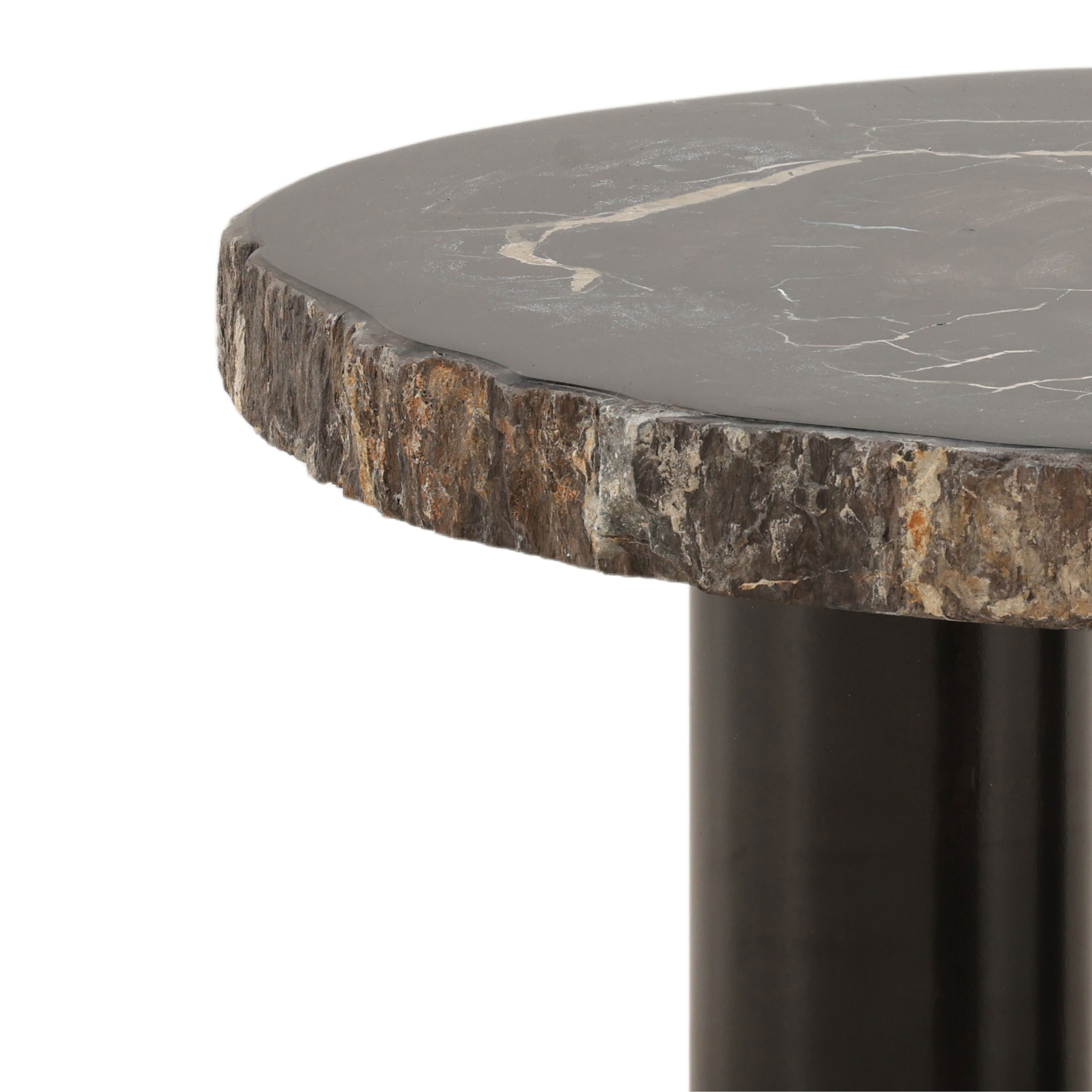 Darnell Coffee Table Natural Black Large, by Dovetail, 30" width x 16" height x 31.5" depth View 4