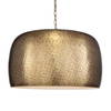 Lemont Hammered Brass 1 Light Pendant, Mini Light Pendant by Uttermost, 24" width x 15.5" height x 24" diameter x 24" depth thumbnail 1