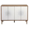 Dani 4 Door White Cabinet, Cabinets & Chest by Uttermost, 48" width x 34.12" height x 18" depth thumbnail 1
