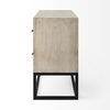 Ciara 32L x 16W Beige Fir Veneer 2 Drawer Accent Cabinet thumbnail 5