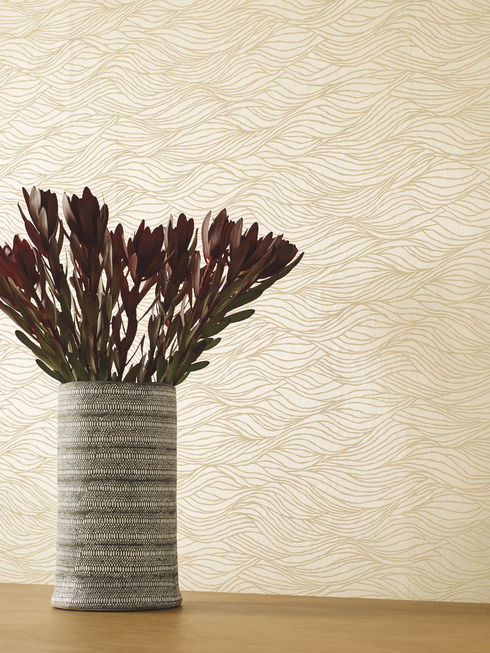 Sand Crest Tan Wallpaper