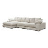 Plunge Large Sectional Cappuccino, Sectional Sofa by Moe's Home, 147.5" width x 34" height x 46" depth thumbnail 3